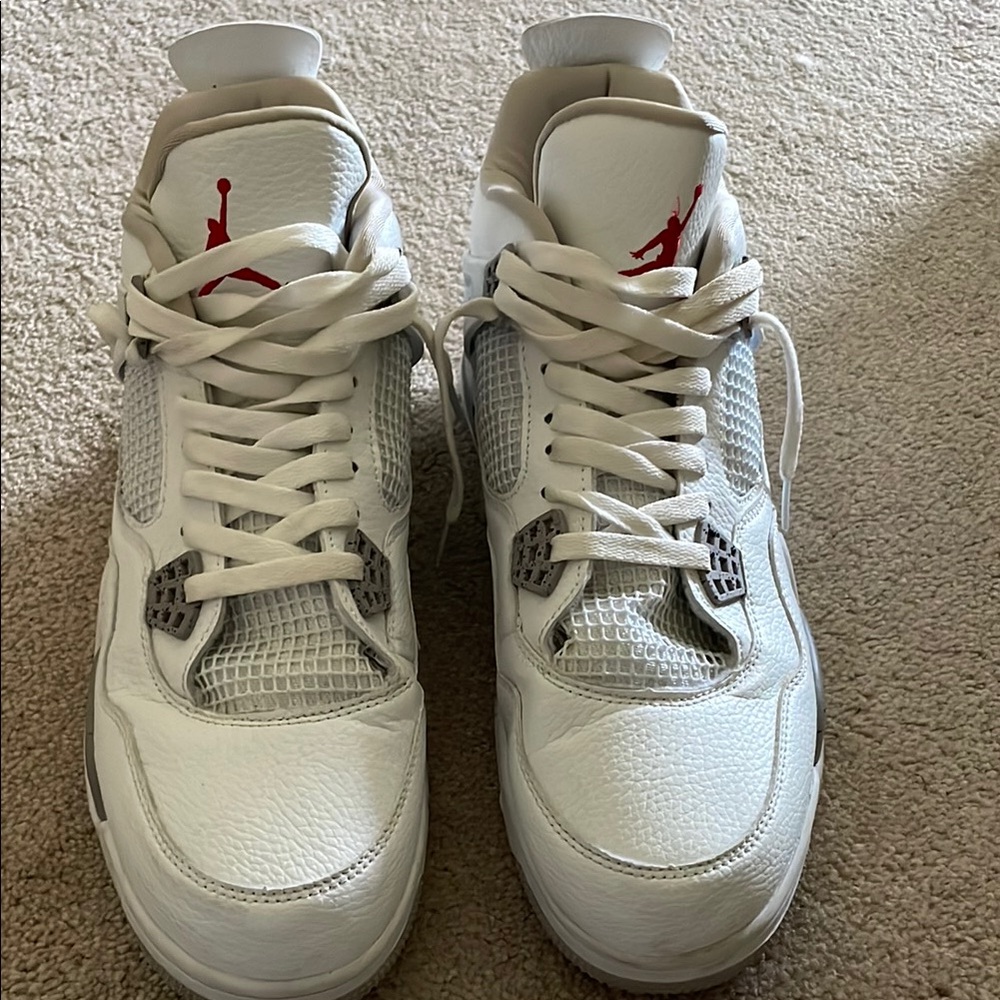 Air Jordan White and Gray Sneakers